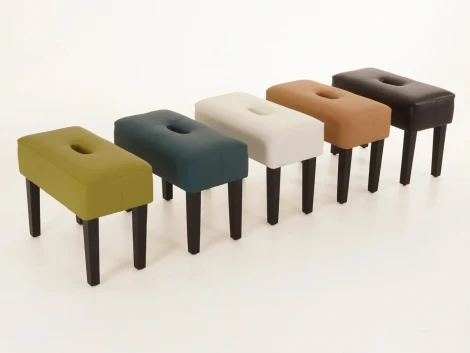 Табурет мягкий Handy ОГОГО (арт.671372), (Ткань,Микрофибра/Коричневый)