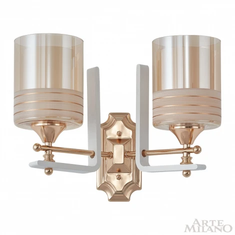 Бра Arte Milano Florentia-6087 306087/2W Wh/Gd (220V)