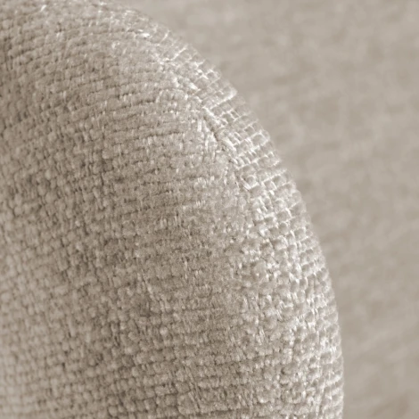 Стул Bradexhome Lucas 2 латте шенилл с чёрными ножками