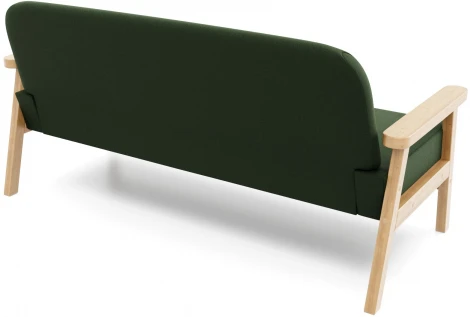 Диван Arsko прямой Флори М береза велюр зеленый