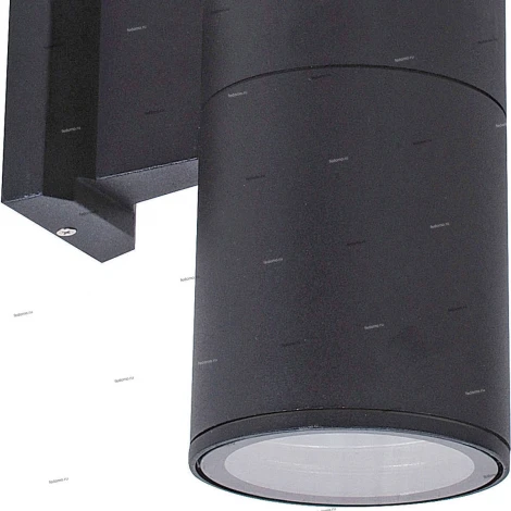 Светильник настенный уличный Horoz Manolya, 2 плафона, черный с прозрачным