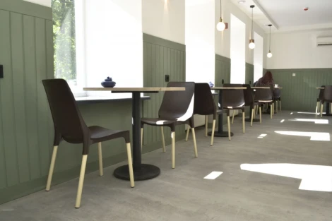 Стул Sheffilton SHT-S75 коричневый/ваниль