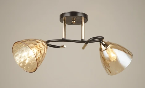 Потолочная люстра на штанге Мелодия Света SS1N SS1120-2 CF+GD 000067898