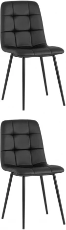 Стул Stool Group Oliver экокожа черный 2 шт арт.УТ000037738