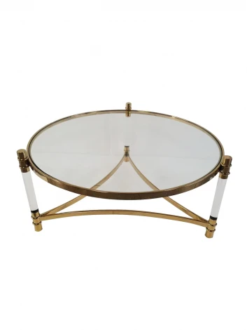 Стол журнальный IST-CASA Эклект MH1796CT, 104х104х46см, золото