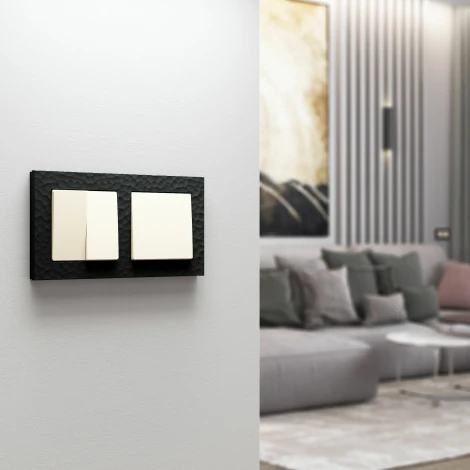 Выключатель одноклавишный (айвори матовый) Werkel W1110062 (a059277)