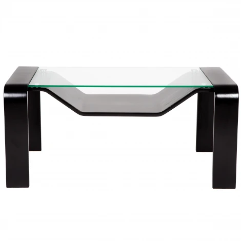 Стол журнальный Гурон 1 черный матовый Mebelik 009741