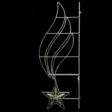 Светодиодная консоль «Звезда с Российским Флагом» 60 х 200 см, Триколор, 220В Laitcom KM9-06