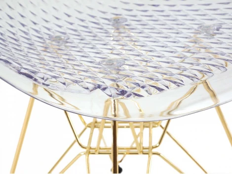 Стул Frank ОГОГО 811749 (прозрачный, золотистый)