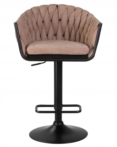 Набор 2 шт Стул барный DOBRIN LEON (коричневая ткань (LAR 275-3))