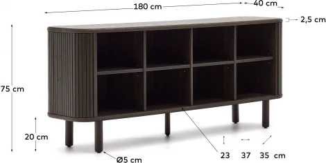Буфет La Forma (ex Julia Grup) Mailen (Коричневый/ МДФ,Ясень)