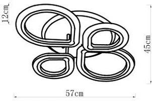 Потолочная люстра Arte Lamp Camelia A2021PL-50WH