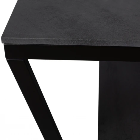 Стол журнальный BeautyStyle 32 дуб крымский состаренный/серый бетон/венге Mebelik 009359