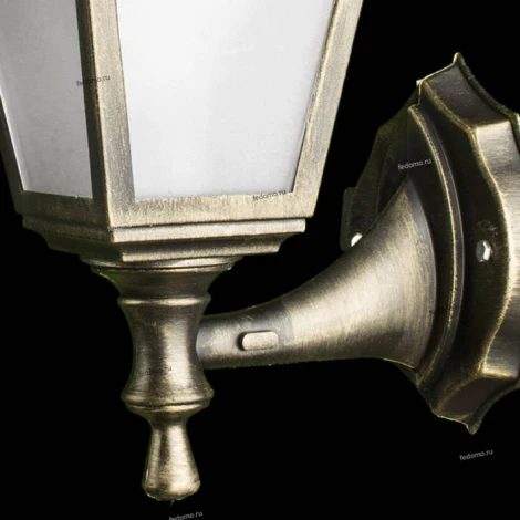 Настенный фонарь уличный Arte Lamp Zagreb A1115AL-1BR