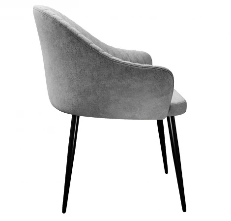 Стул DikLine 440 TW09 светло-серый, ножки черные арт.00-00079928