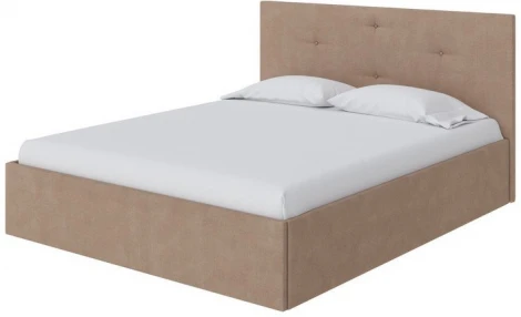 PROxSON Кровать Mono Plus (Ткань: Рогожка Тетра Ореховый) 160x200