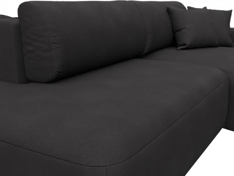 Диван угловой Лига-036 НПБ Модерн правый угол Лига Диванов (Замша) арт.127780