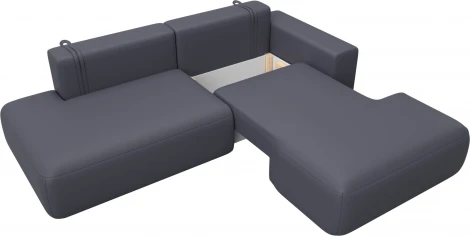 Диван угловой Лига-036 НПБ Модерн правый угол Лига Диванов (Экокожа) арт.127773