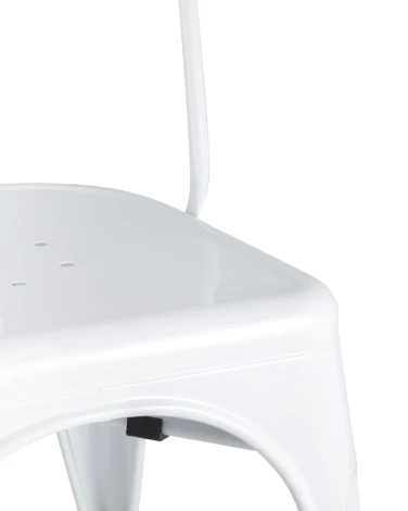 Стул Tolix  обеденный белый глянец