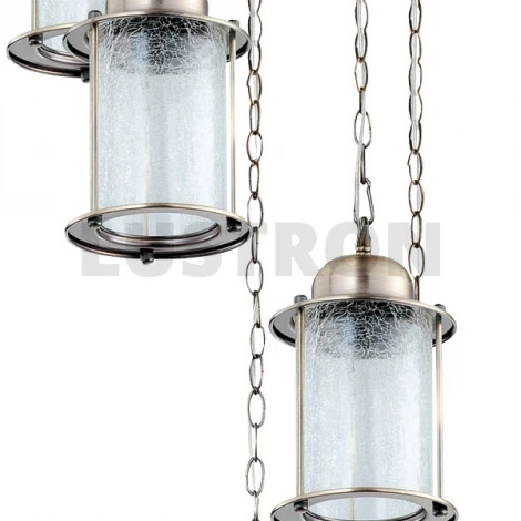 Подвесной светильник N-Light 828 828-05-52 красное дерево+бронза