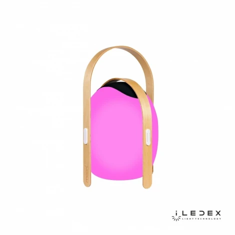 Интерьерная настольная лампа Bluetooth-динамик RGB iLedex Giggle OVS1100-CH WH (220V, пульт управления, управление смартфоном)