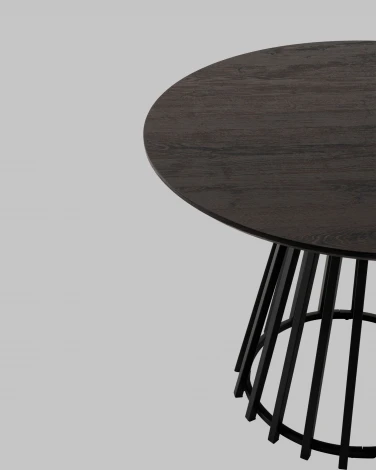 Стол обеденный Stool Group Daphne 100*75 см темное дерево арт.УТ000041367