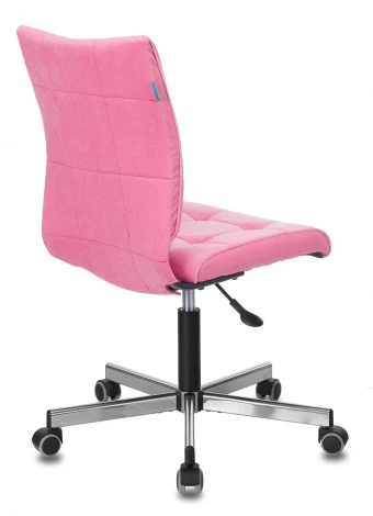 Кресло Бюрократ CH-330M розовый Velvet 36 крестовина металл хром