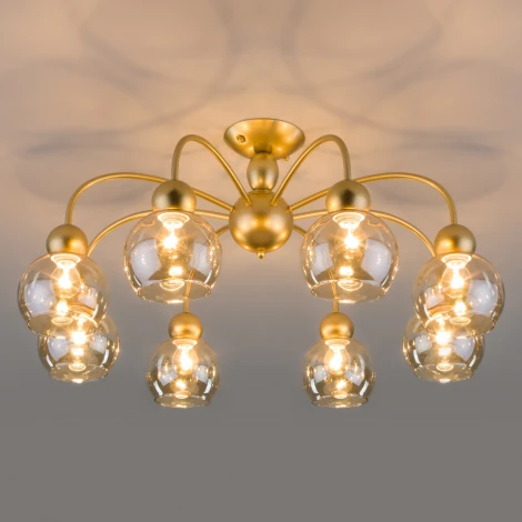 Потолочная люстра Eurosvet Fabia 30148/8 перламутровое золото