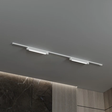 Трековая система в сборе однофазная накладная 220V 48W Hesby Lighting Skylite HSBL_kompl_S001_NI2W3K