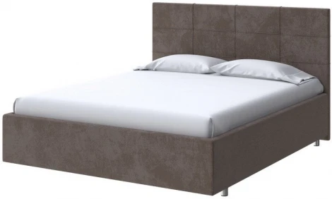 PROxSON Кровать Neo (Ткань: Велюр Casa Кофейный) 90x200