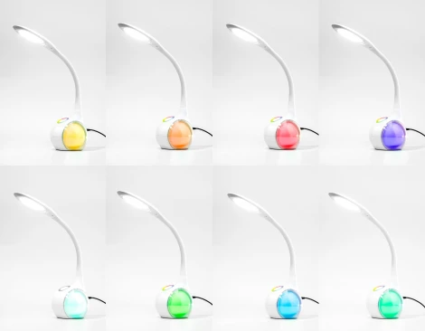Офисная настольная лампа RGB Ambrella DE DE532 (LED, 220V, сенсорный выключатель)