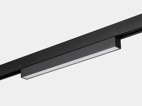 Трековый светильник магнитный линейный, черный, 6Вт, 48V, IP20 3000К Lumker SY-LINK SY-LINK-300-BL-6-WW