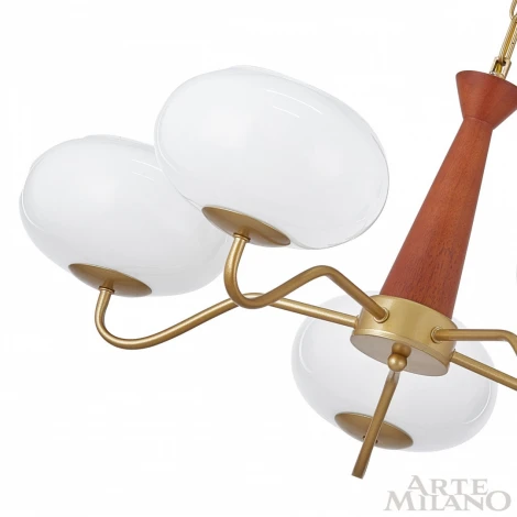 Подвесная люстра Arte Milano Napoli 310166/D680/5 BS/WD (220V, на цепи)