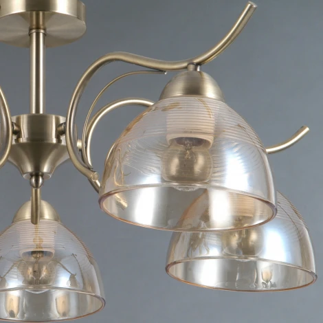 Потолочная люстра на штанге ILLUMICO IL0733-5CSQ-25 AB AREZZO (220V)