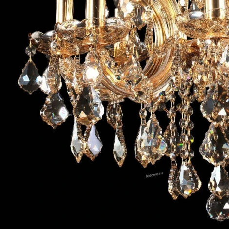 Crystal Lux Ines SP8+4 GOLD/AMBER