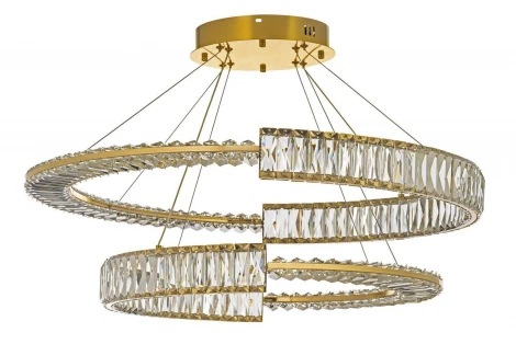 Подвесной светильник ярусный светодиодный Arti Lampadari Carini Carini L 1.5.80+100.101 G (220V, на тросе)