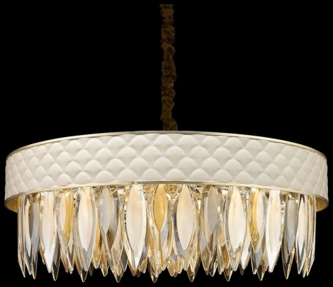 Подвесная люстра Wertmark Ornella WE143.19.303 (220V, хрусталь, на цепи, круглые)