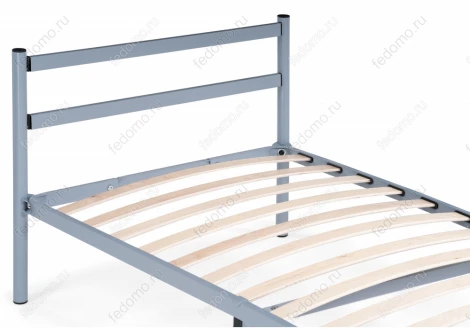 Односпальная кровать Woodville Фади 80х200 серая 462531