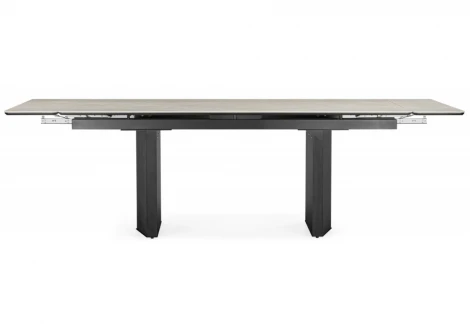 Кухонный стол Woodville Монерон 200x100 burberry bianco matt / черный