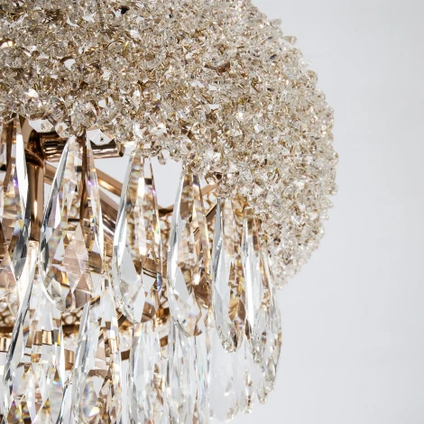 Подвесная люстра хрустальная Modelux MODELUX ML.2308.500 GD