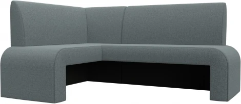 Диван кухонный угловой Кармен левый угол (Серый/Рогожка) Лига Диванов арт.126138L