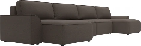 Диван п-образный Лига-048 НПБ лонг Лига Диванов (Рогожка) арт.128340