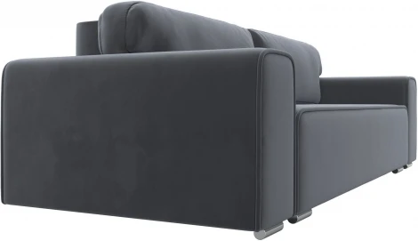 Диван прямой Лига-029 (Серый/Велюр) Лига Диванов арт.121014