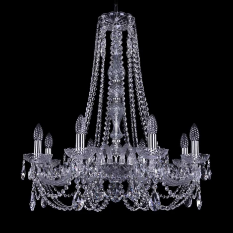 Подвесная люстра Bohemia 1406 1406/8/240/h-75/Ni