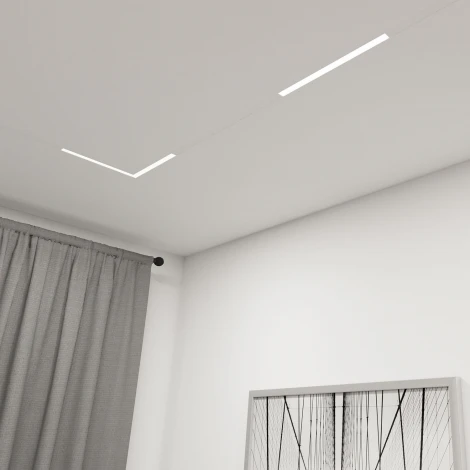 Трековый светильник Downlight однофазный Denkirs Smart Linear DK8004-CONN-WH (регулировка яркости, LED, 220V)