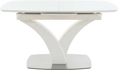 Стол Нотр Дам MODERNE стекло OPTIWHITE 1400(1800)*850, Белый, Аврора