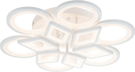 Потолочная люстра Escada Mosaic 10248/12 LED*160W White (ночной режим, 220V, пульт управления)