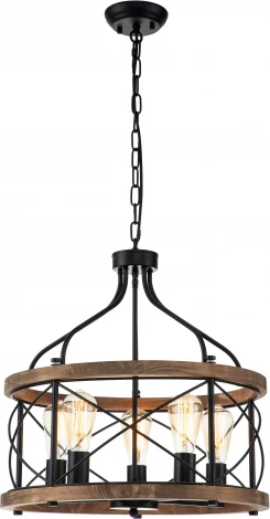 Люстра подвесная Camino V000206 (10017/5P Black ) (220V, на цепи)