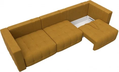 Диван прямой Лига-052 НПБ Лонг Лига Диванов (Велюр) арт.128786