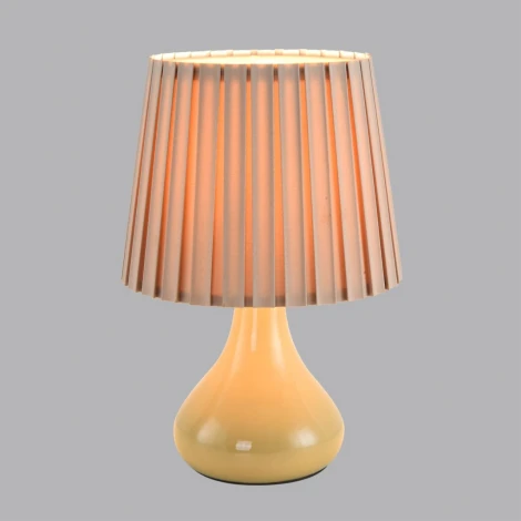 Настольная лампа Lumion Naina 8183/1T оливковый, керамика/текстиль E14 1*40W 220V (выключатель)